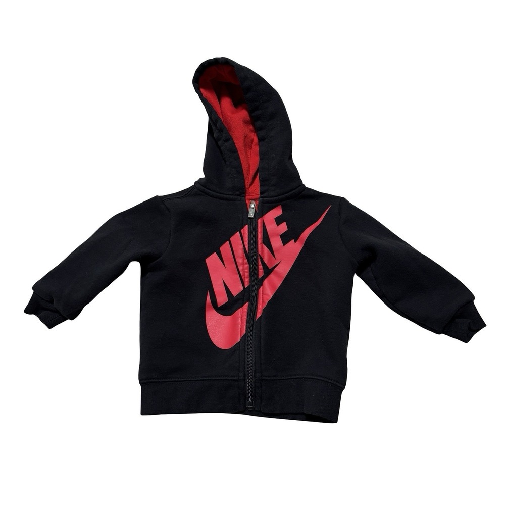 Nike Toddler Boys Zip Up Graphic Logo Hoodie - Size 12M - 12 x 12